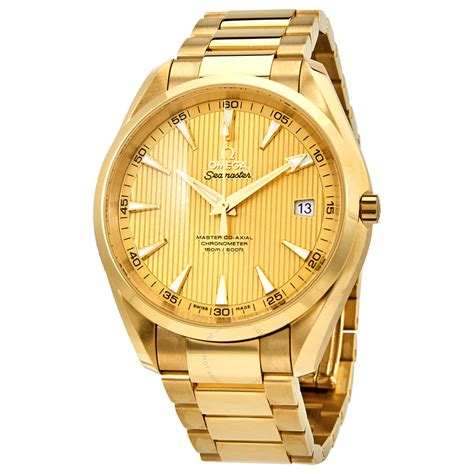 omega men's aqua terra watch